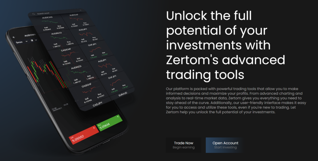 Zertom trading tools