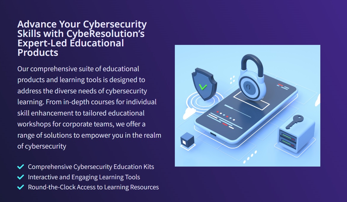 CybeResolution  Expert-led Educational Products