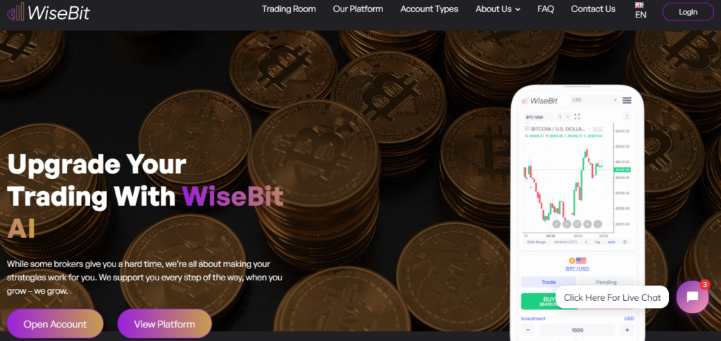 WiseBit.AI Homepage