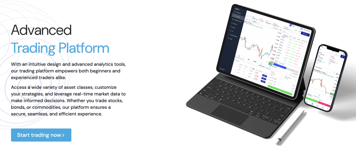 VTW - management home page screenshot